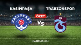 Kasımpaşa Trabzonspor maç özeti! (VİDEO) Kasımpaşa TS maçı özeti izle! Golleri kim attı, maç kaç kaç bitti?