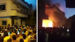 Libya’da halk sokaklara indi, belediye başkanının evini basıp ateşe verdiler
