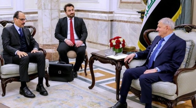 Irak’ta terör zirvesi: MİT Başkanı İbrahim Kalın, Irak Cumhurbaşkanı ile görüştü