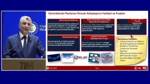 TİCARET BAKANI ÖMER BOLAT, İHRACATTA 2025 YILI EYLEM PLANI'NI AÇIKLADI "BU YIL 8 BİN 500 İHRACATÇIMIZA YEŞİL PASAPORT VERECEĞİZ" "CARİ İŞLEMLERDE ÇOK PARLAK BİR TABLO VAR" "2024 KASIM AYI RAKAMLARINA GÖRE CARİ İŞLEM AÇIĞINI YILLIKLANDIRILMIŞ OLARAK 7,4 MİLYAR DOLARA GERİLETTİK" "TÜRK EXİMBANK 2024 YILINDA 48,7 MİLYAR DOLARLIK İHRACAT, KREDİ VE SİGORTA FİNANSMAN DESTEĞİ SAĞLADI"