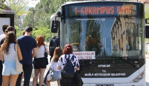 MUĞLA GENELİNDE ÜNİVERSİTE ÖĞRENCİLERİNE ULAŞIM 1 TL