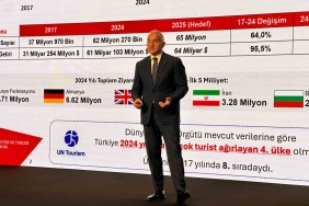 BAKAN ERSOY: ‘‘2025 HEDEFİMİZ 65 MİLYON ZİYARETÇİ’’ ‘‘9,5 MİLYAR DOLAR İLE İLK ÇEYREKTEKİ EN YÜKSEK GELİR ELDE EDİLDİ’’ ‘‘KİŞİ BAŞI GECELİK GELİR 116 DOLARA ÇIKTI’’
